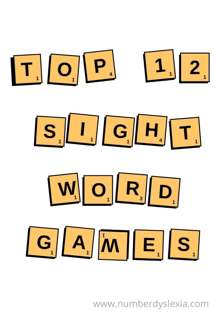 12 Best Online Sight Word Games For Kids Number Dyslexia