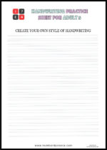 Free Printable Handwriting Practice Worksheets for Adults [PDF ...