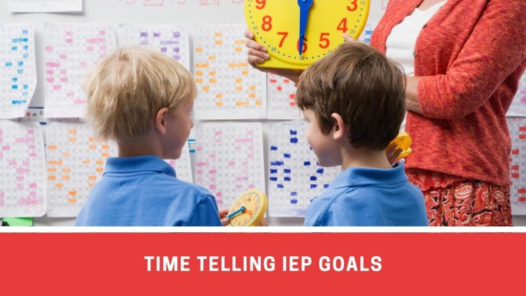 Time Iep Question List Of Telling Time IEP Goals - Number Dyslexia