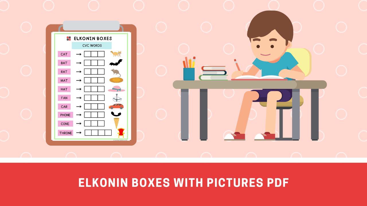 Printable Elkonin Boxes With Pictures PDF Included Number Dyslexia
