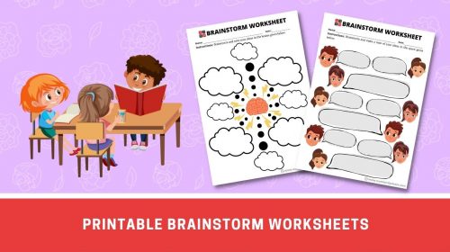 Printable Brainstorming Worksheets - Number Dyslexia