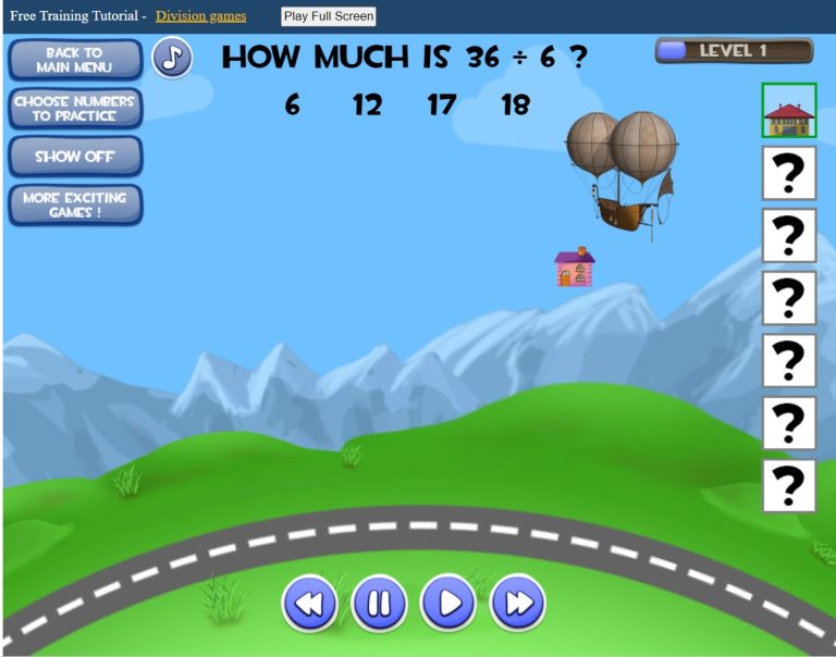 10 Interesting Games To Practice Division Online Number Dyslexia