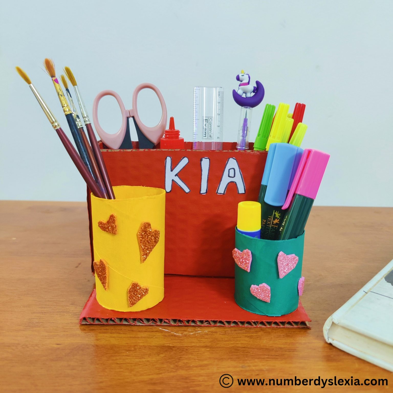 DIY Make This Easy Desk Organizer Tray At Home With Just Few Steps