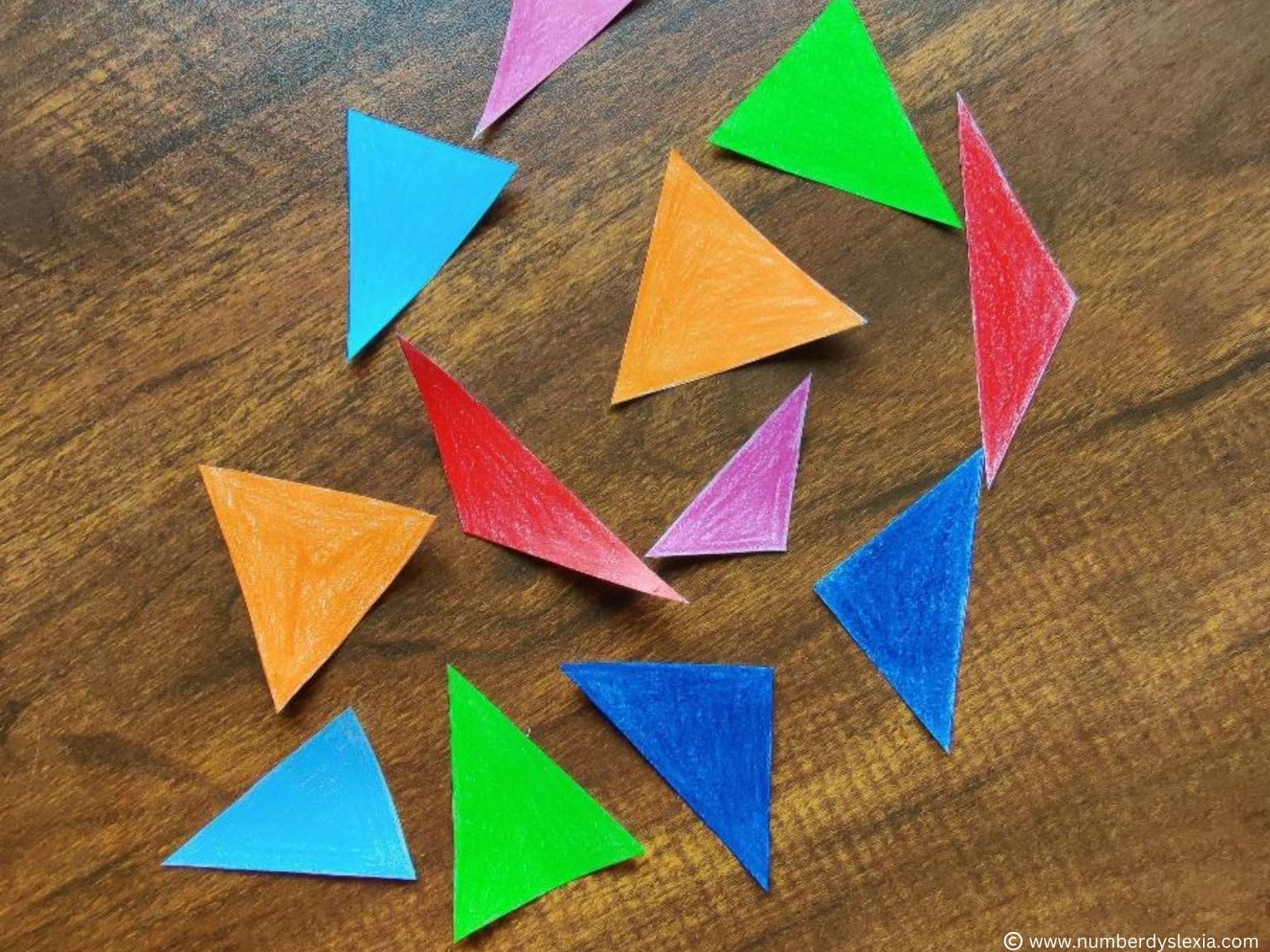 DIY: Types Of Triangle Craft - Number Dyslexia