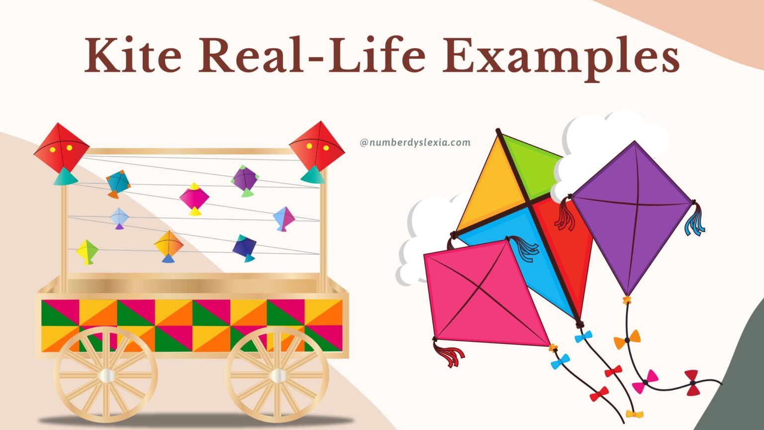 8 Reallife Examples Of The Kite Shape Number Dyslexia