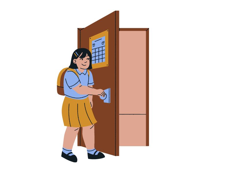 A Partially-Opened Door