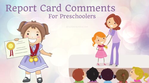 150 Quick Report Card Comments For Preschool [PDF Included] - Number ...