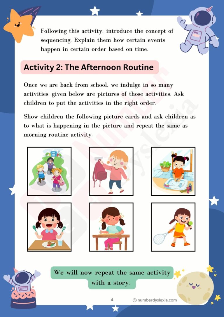 Printable Sequencing Lesson Plan for Kindergarten [PDF Included ...