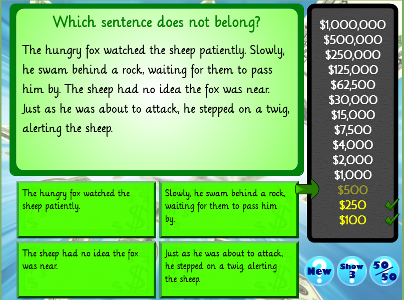 Main Idea Game for Kids