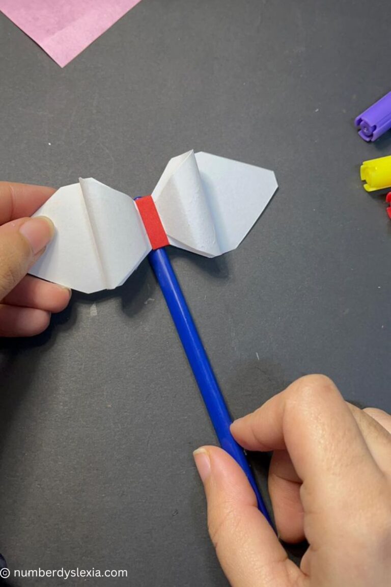DIY: Cute Construction Paper Pencil Toppers - Number Dyslexia