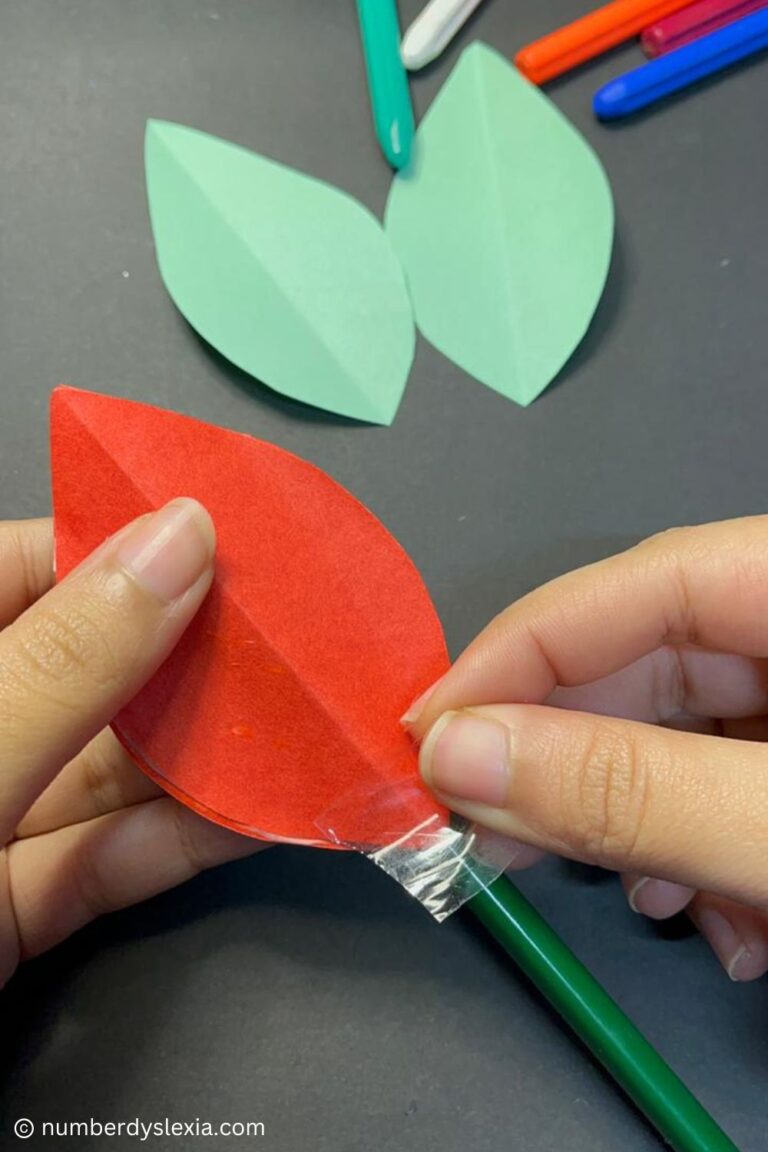 DIY: Cute Construction Paper Pencil Toppers - Number Dyslexia