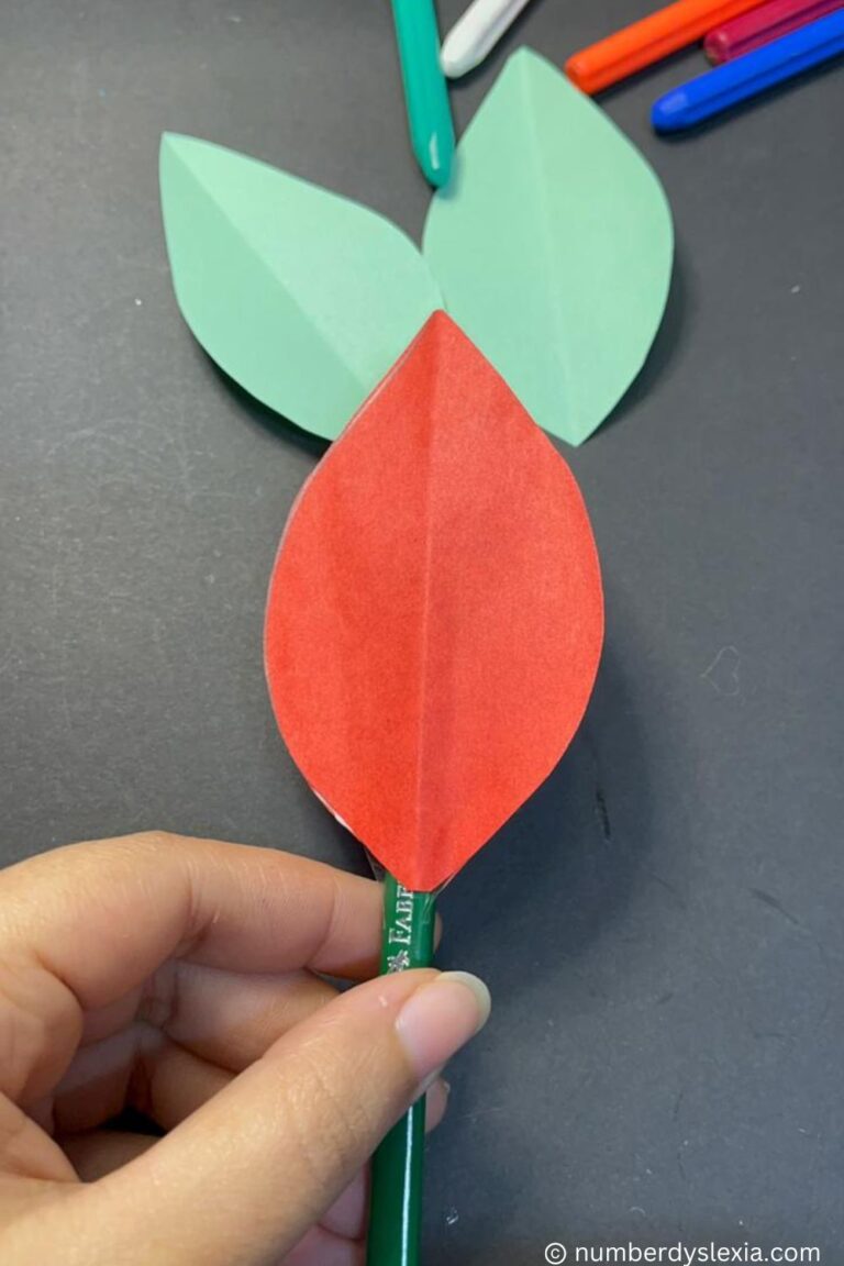 DIY: Cute Construction Paper Pencil Toppers - Number Dyslexia