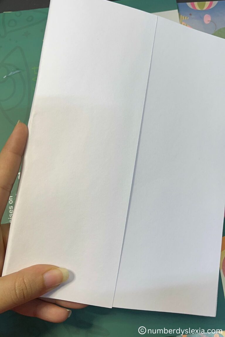 DIY Easy Handmade Journal Number Dyslexia