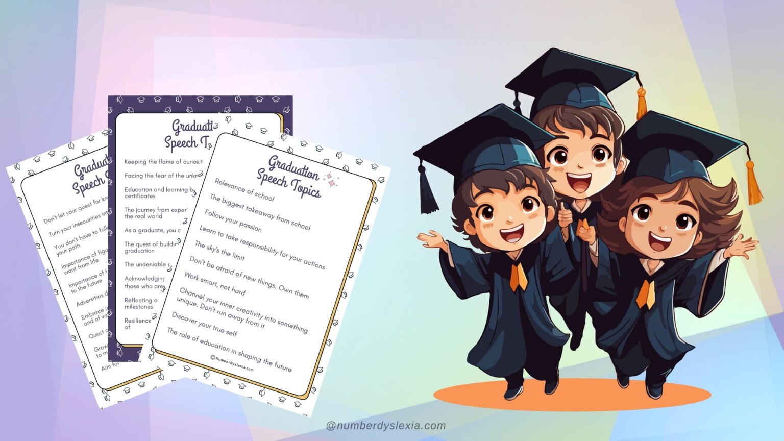 100 Inspiring Graduation Speech Topics - Number Dyslexia