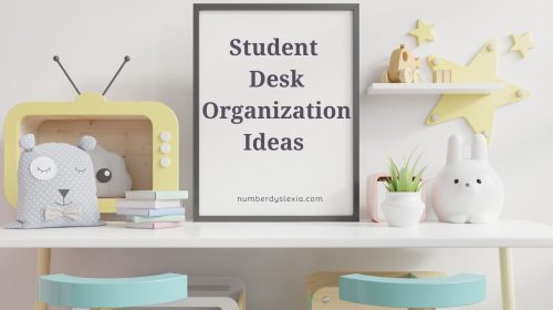 Student desk organization Ideas