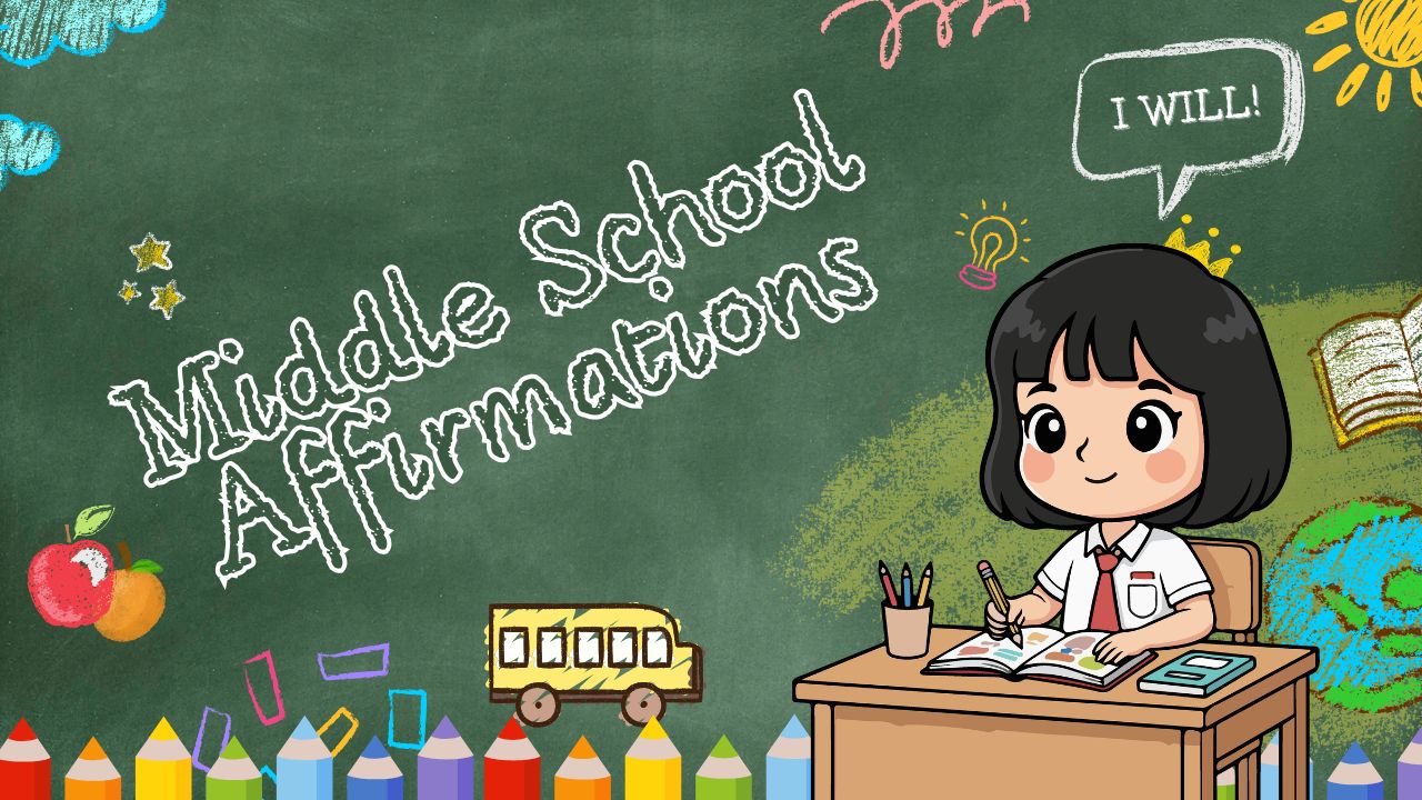 40+ Positive Affirmations for Middle School (Free Printable)