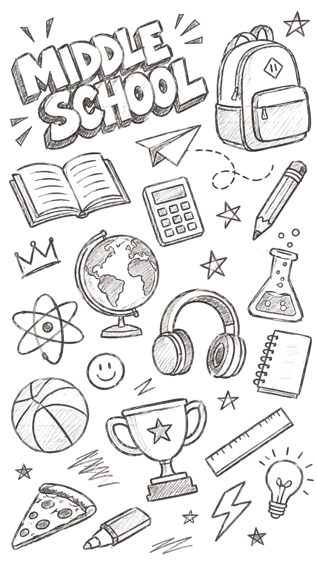 Middle School Doodles