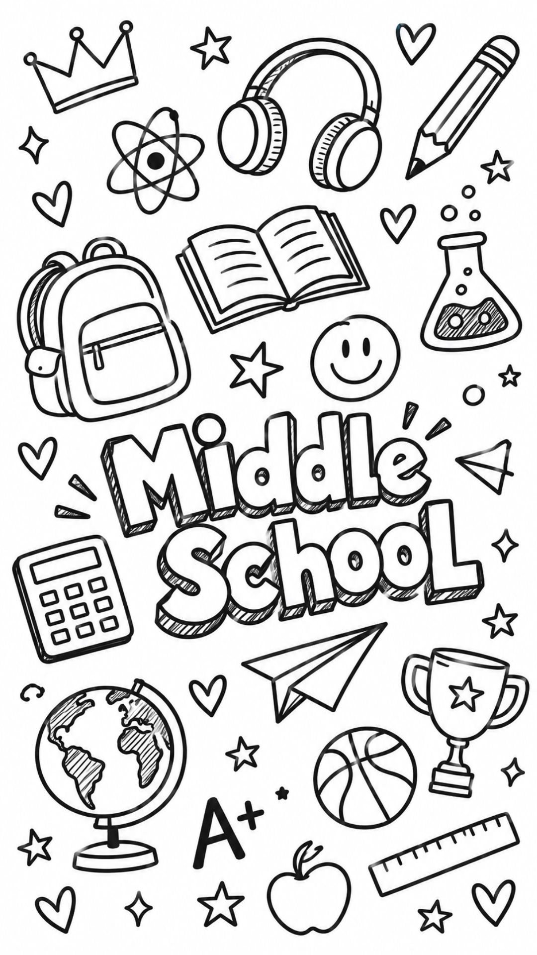 Middle School Doodles