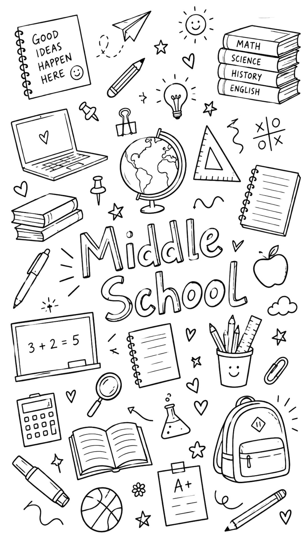 Middle School Doodles